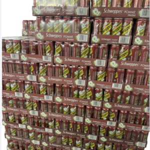PALETTE DE Schweppes à la Pomme - Format Slim 33cl x 24