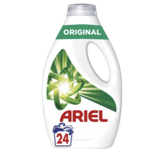 Lots de 10 Lessives Liquide Original ARIEL - Bidon de 1080mL