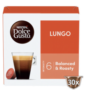 Lots  20 NESCAFE DOLCE GUSTO 30 capsules, 168 grammes