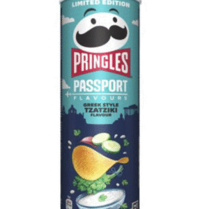 Lots de 10 cartons PRINGLES PASSPORT GREEK STYLE TZATZIKI 165GR /16