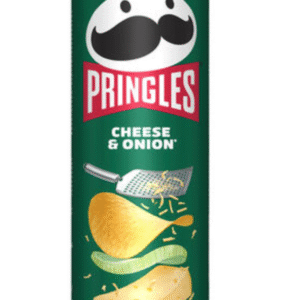 Lots de 10 cartons  PRINGLES FROMAGE & OIGNONS 165GR -16