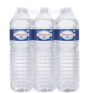 Palette d'eau Cristaline 84 packs de 6x1.5 L- 504 bouteilles OFFRE SPÉCIALE